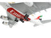 Airbus A380-800 Commercial Aircraft "Emirates Airlines - 50th Anniversary of UAE" White with Striped Tail - Minihomy