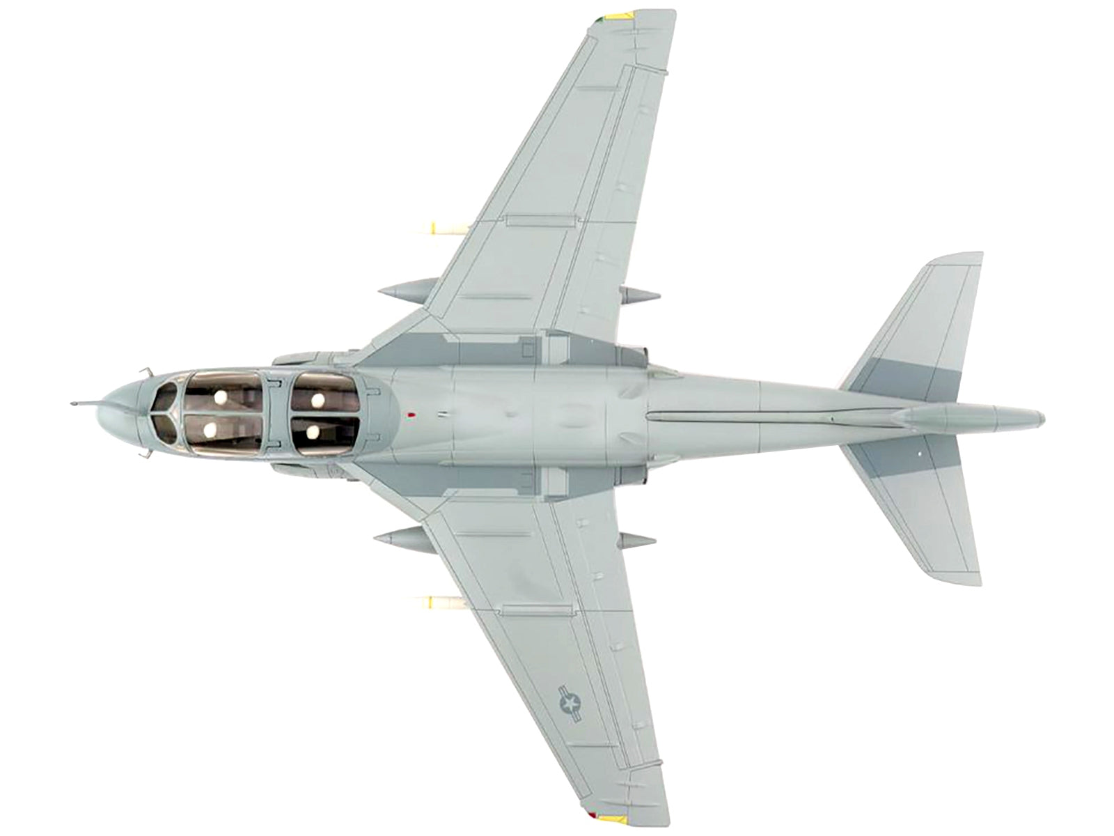 Grumman EA-6B Prowler Attack Aircraft "VAQ-141 "Shadowhawks" Operation Desert Storm" (1991) "Air Power Series" 1/72 Diecast Model by Hobby Master - Minihomy