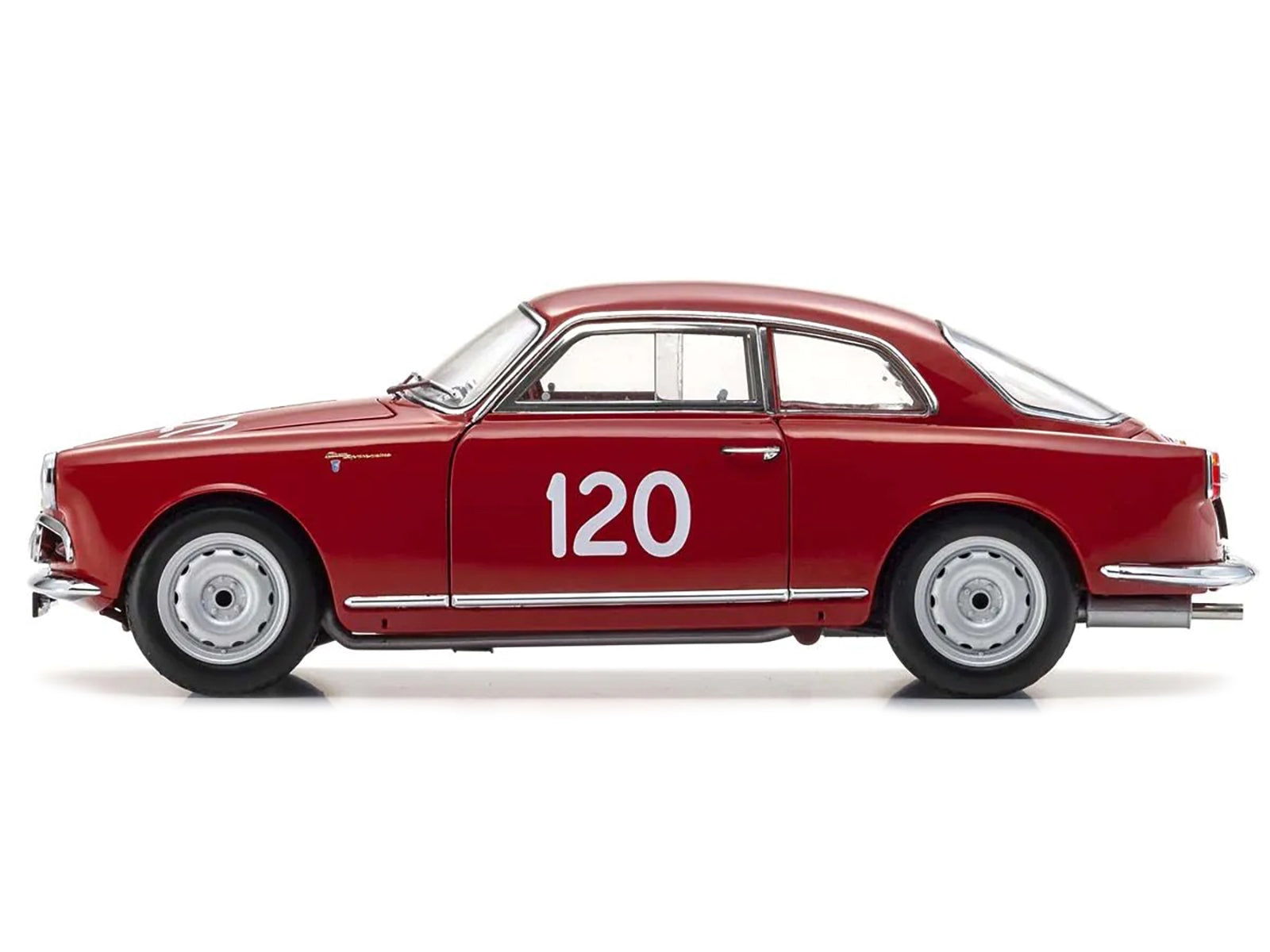 Alfa Romeo Giulietta SV #120 Giorgio Becucci - Pasquale Cazzato "Mille Miglia" (1956) 1/18 Diecast Model Car by Kyosho - Minihomy