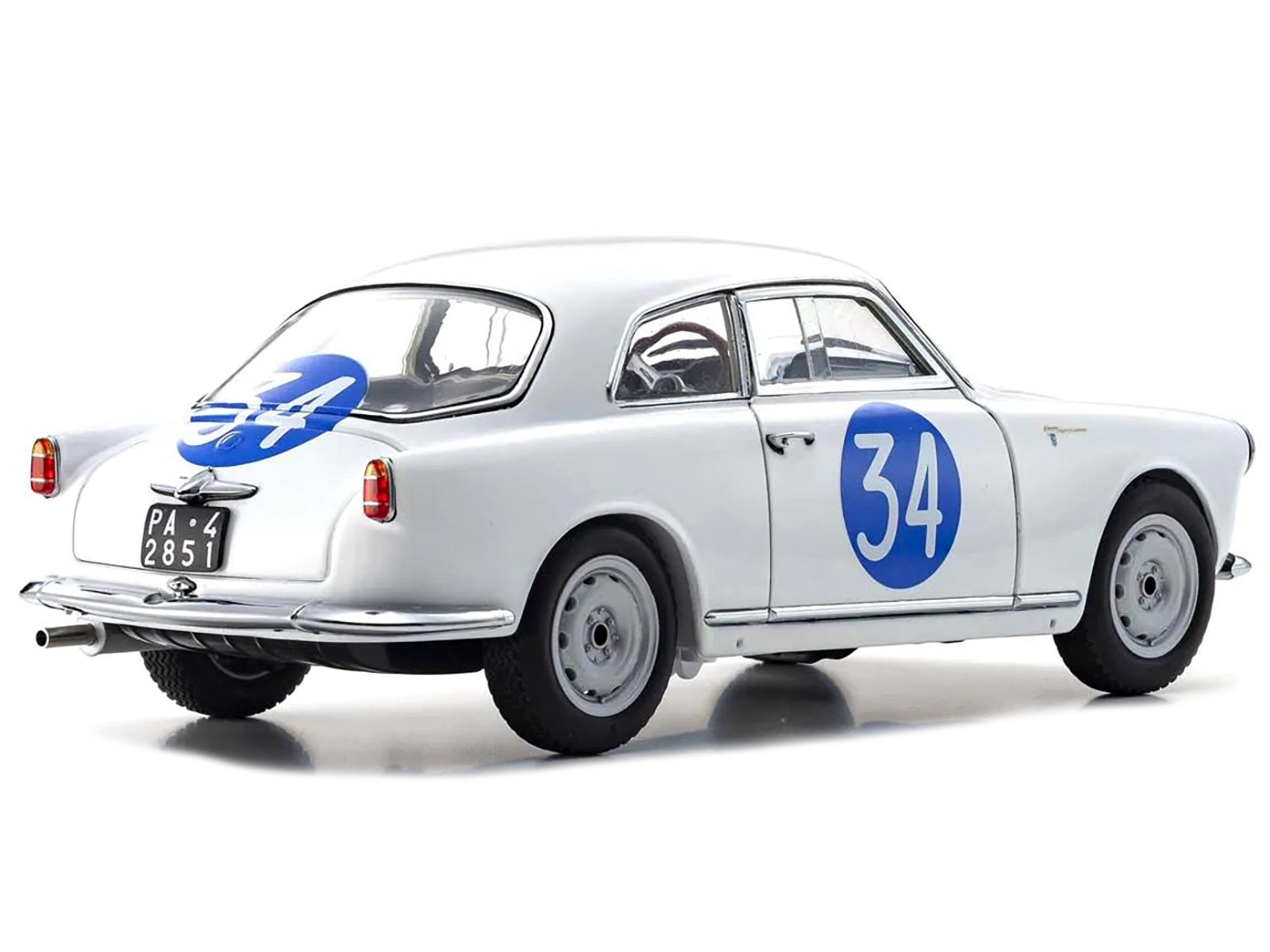 Alfa Romeo Giulietta SV #34 Emanuele - Aldebaran "Targa Florio" (1960) 1/18 Diecast Model Car by Kyosho - Minihomy