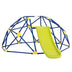 Kids Climbing Dome with Slide and Fabric Cushion for Garden Yard-Blue - Color: Multicolor - Minihomy