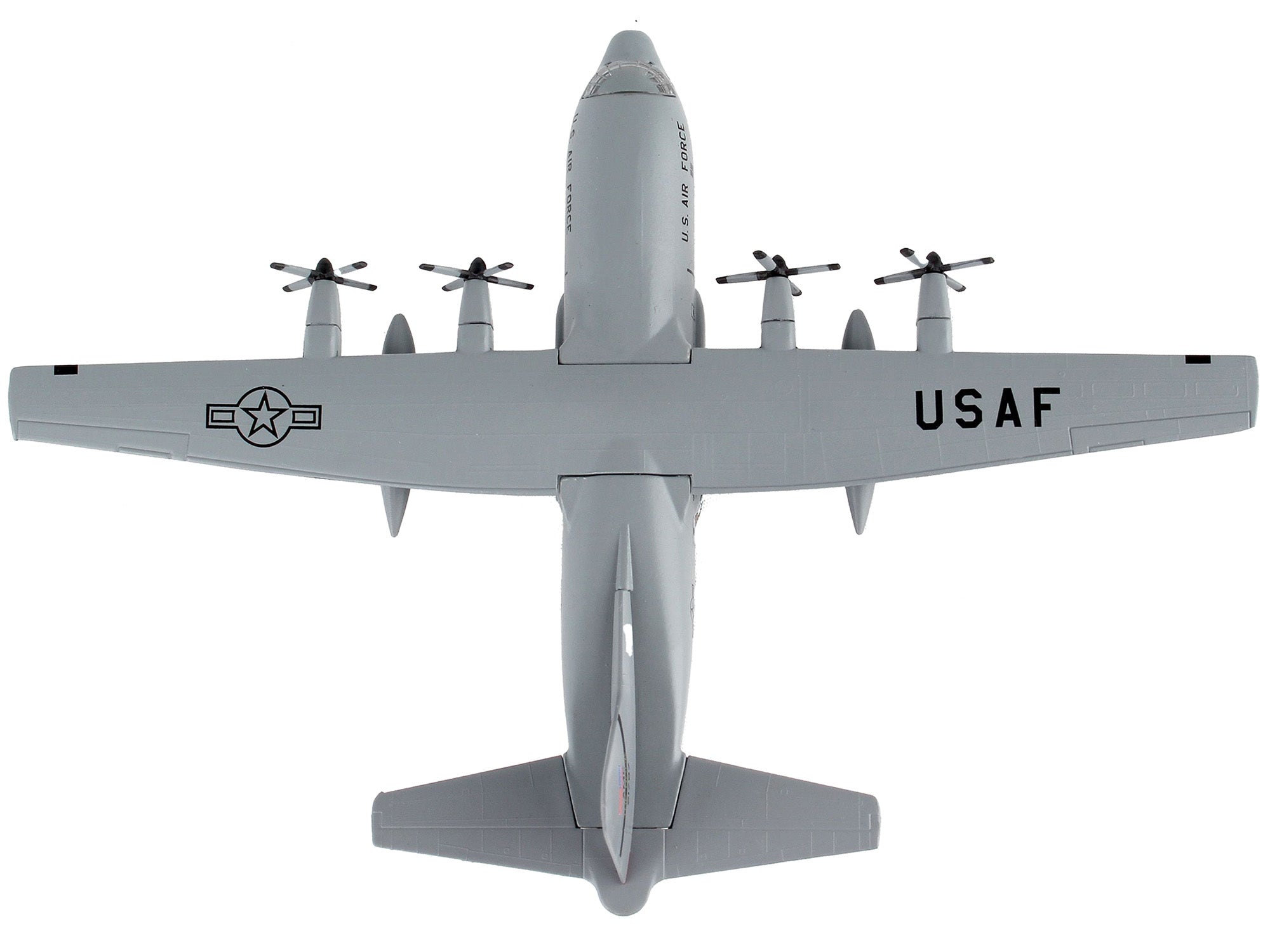 Lockheed C-130 Hercules Transport Aircraft "Spare 617" United States Air Force 1/200 Diecast Model Airplane by Postage Stamp - Minihomy