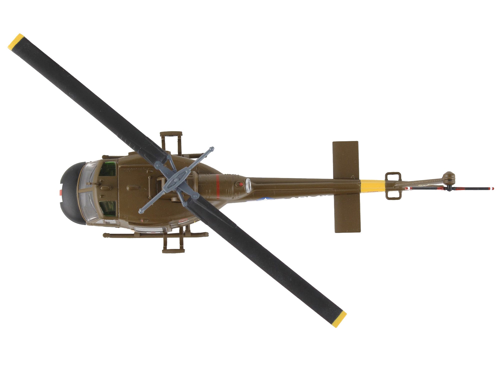 Bell UH-1 Iroquois "Huey" Helicopter "MEDEVAC" United States Army 1/87 (HO) Diecast Model by Postage Stamp - Minihomy