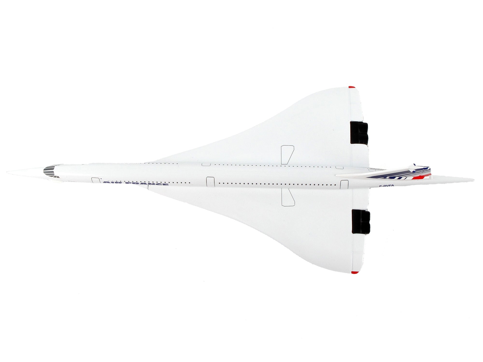 BAC Concorde Passenger Aircraft "Air France" 1/350 Diecast Model Airplane by Postage Stamp - Minihomy