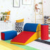 5-Piece Set Climb Activity Play Safe Foam Blocks-Red - Color: Red - Minihomy