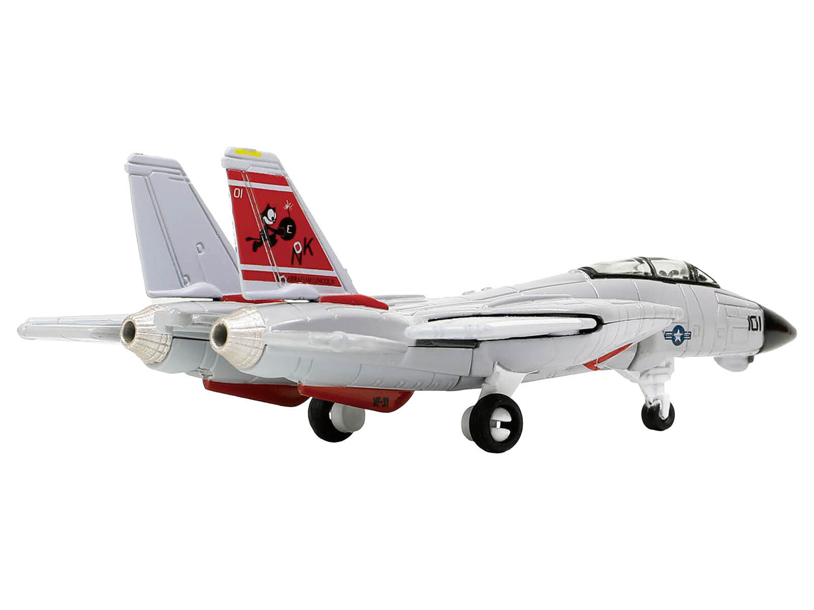 Grumman F-14A Tomcat Fighter Aircraft "VF-31 Tomcatters" and Section L of USS Enterprise (CVN-65) - Minihomy