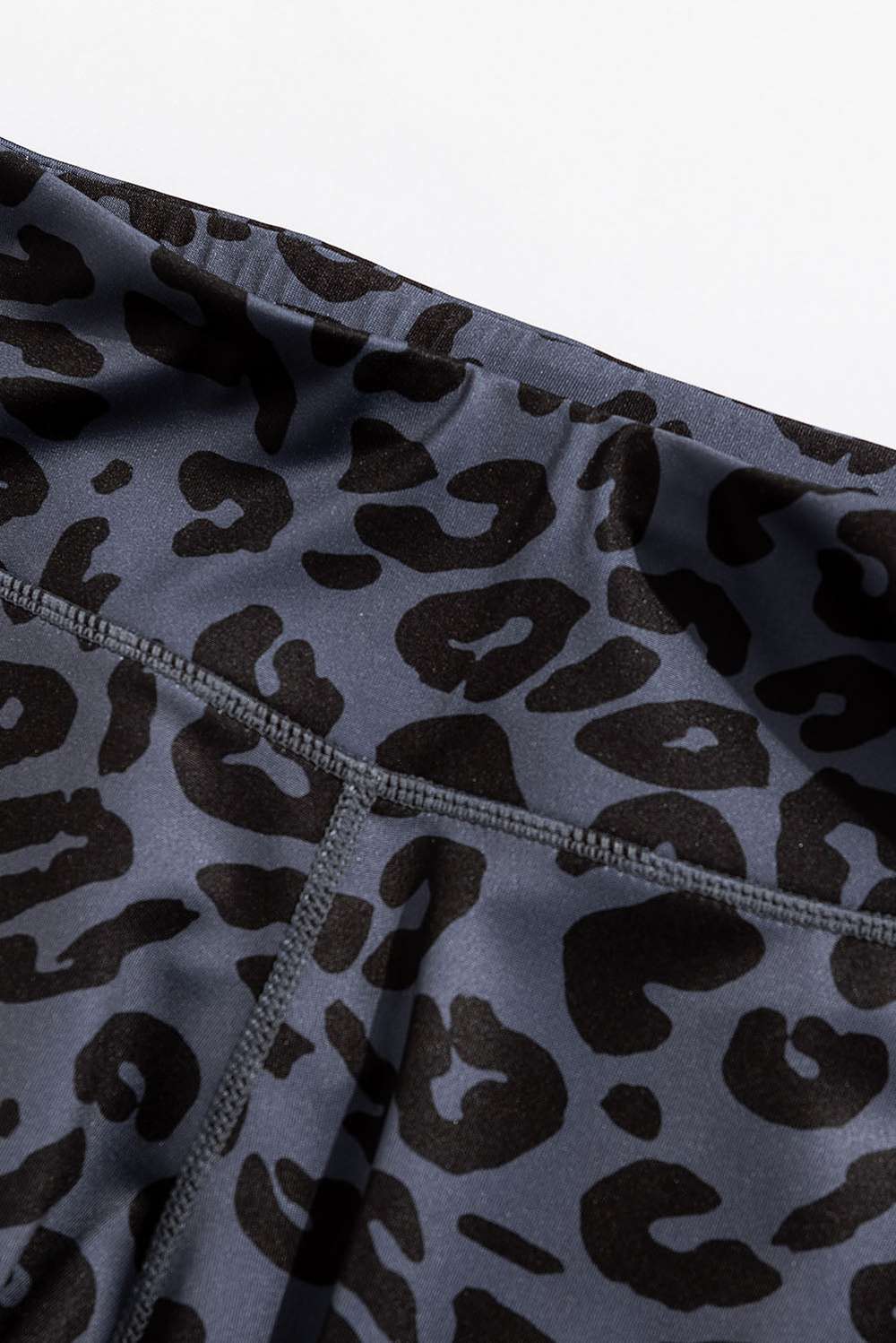 Leopard Cutout Sports Bra and Leggings Set - Minihomy