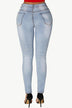 Acid Wash Ripped Skinny Jeans - Minihomy