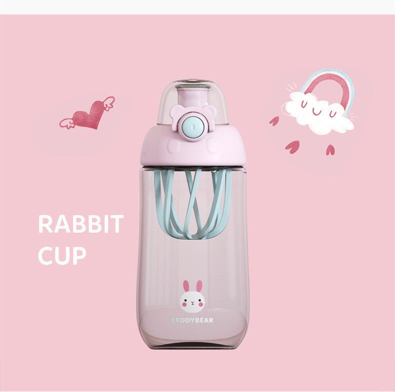 Children's Water Cup Plastic Anti-fall Portable Water Bottle - Minihomy