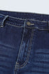 Plus Size Mid-Rise Waist Flare Jeans - Minihomy