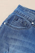 Distressed Frayed Hem Flare Jeans - Minihomy