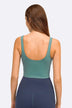 Deep V-Neck Crop Sports Bra - Minihomy