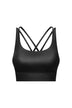 Crisscross Strappy Back Sports Bra - Minihomy
